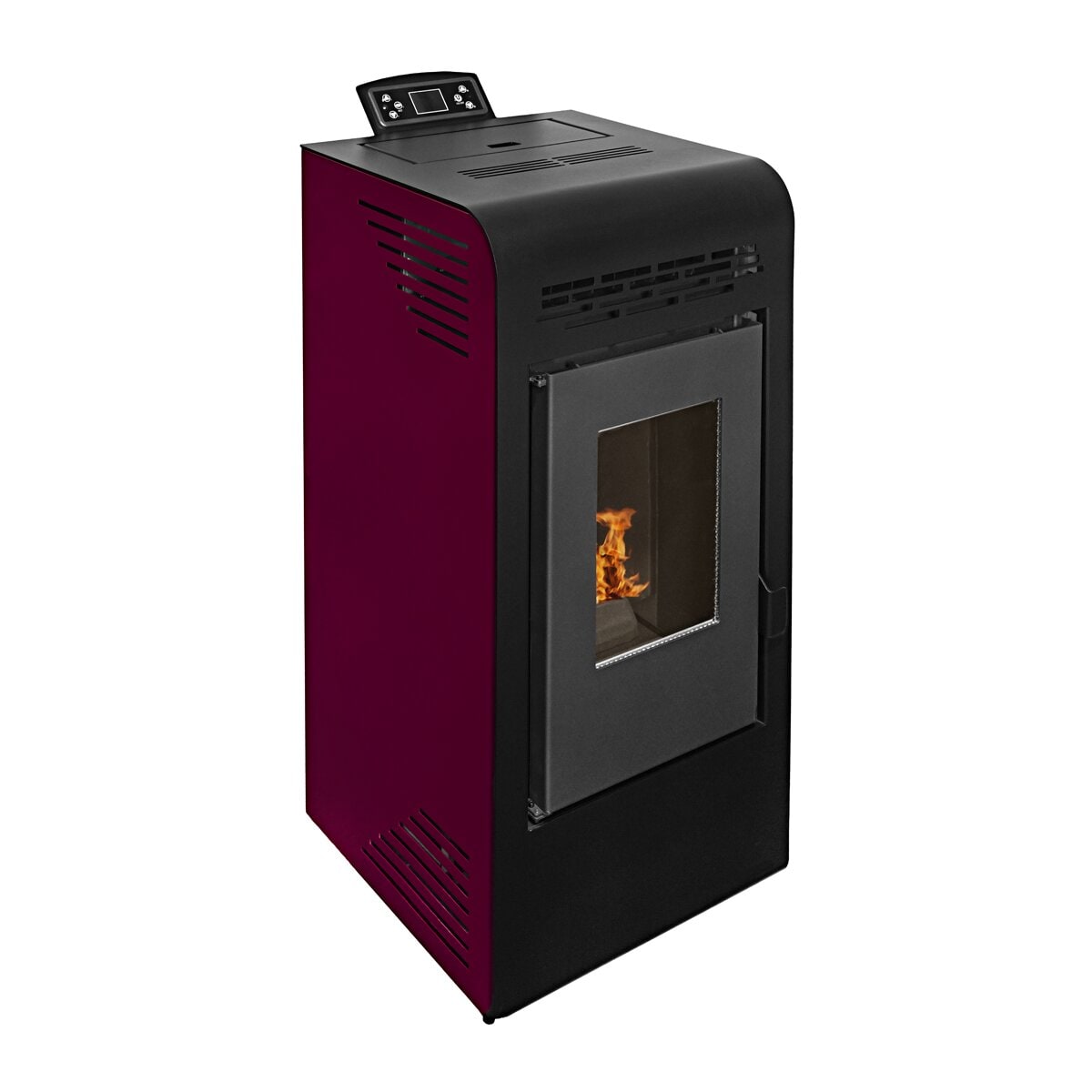 Estufa de pellets Power 9 Burdeos-14
