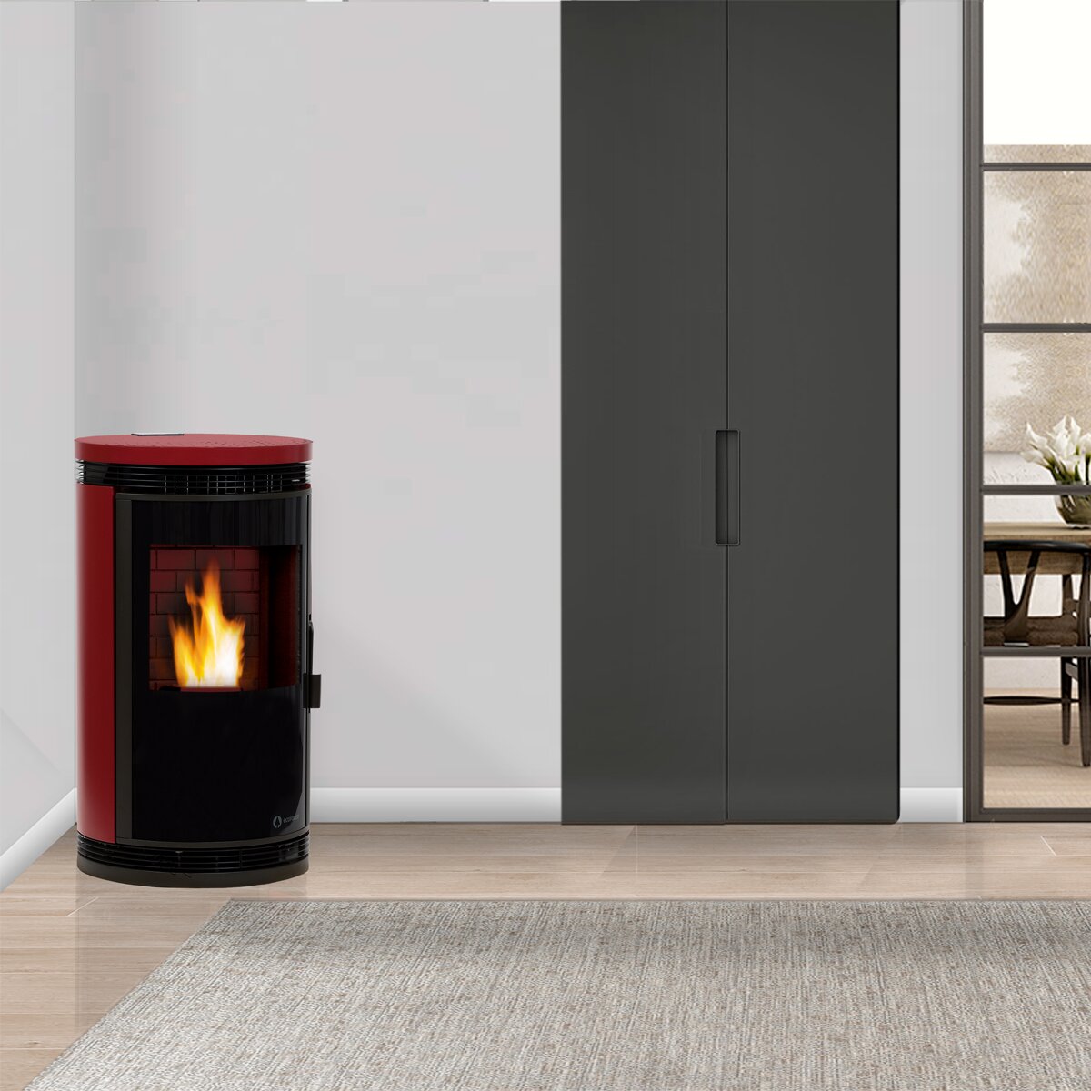 Estufa pellet Lyon Burdeos 7,5Kw Burdeos-2