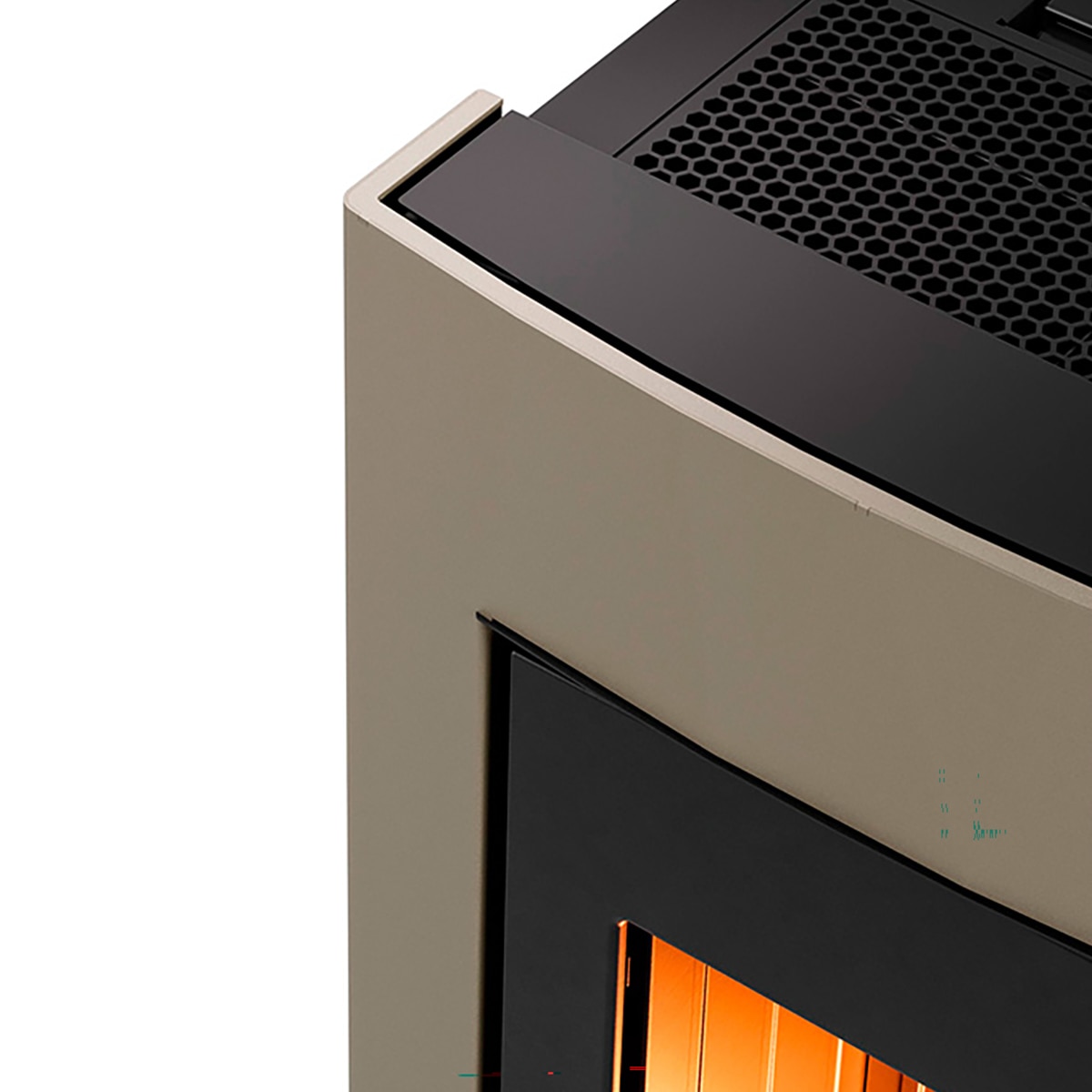 Estufa de pellet estanca canalizable Go 11 de 10,5 kW Bronce-4