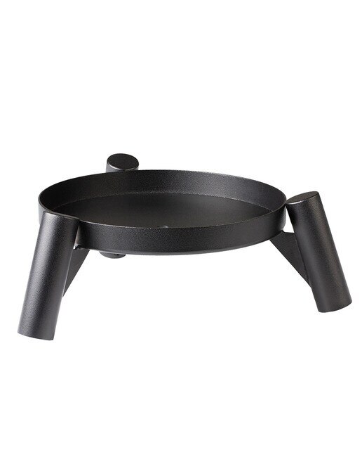 Biochimenea Bioetanol Ground High Cúpula Negra - Bol Negro - Patas negras Negro-4
