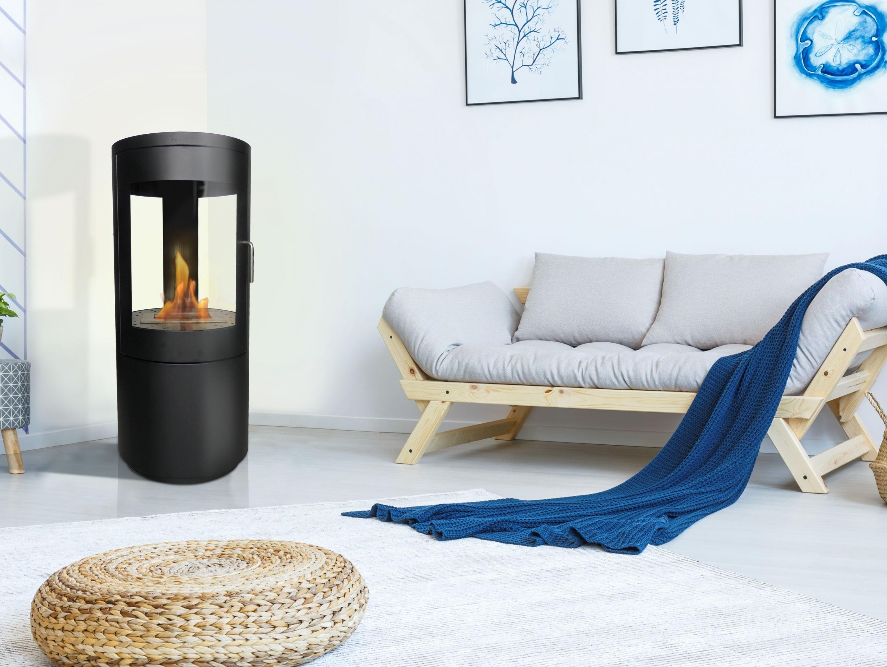 Estufa Bioetanol 3 kW Bestfire View 2 l Negro-6