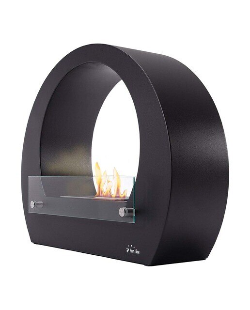 Chimenea Bioetanol de Suelo 2,5 kW Saturn B 1,5 l Negro-3