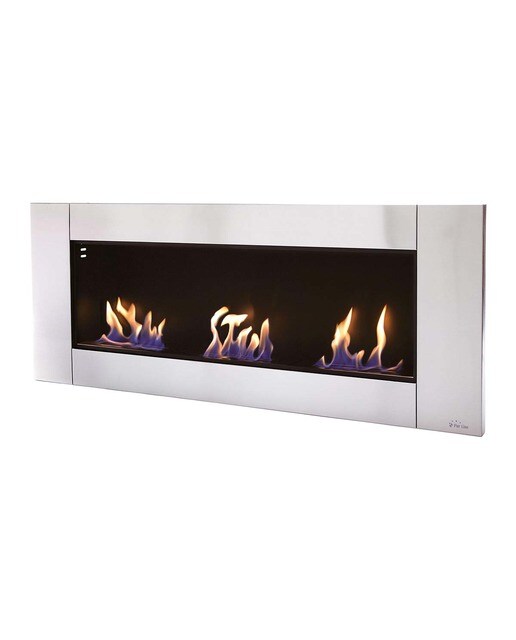 Chimenea Bioetanol 6 kW Zeus Triple Llama 3,6 l Gris-1
