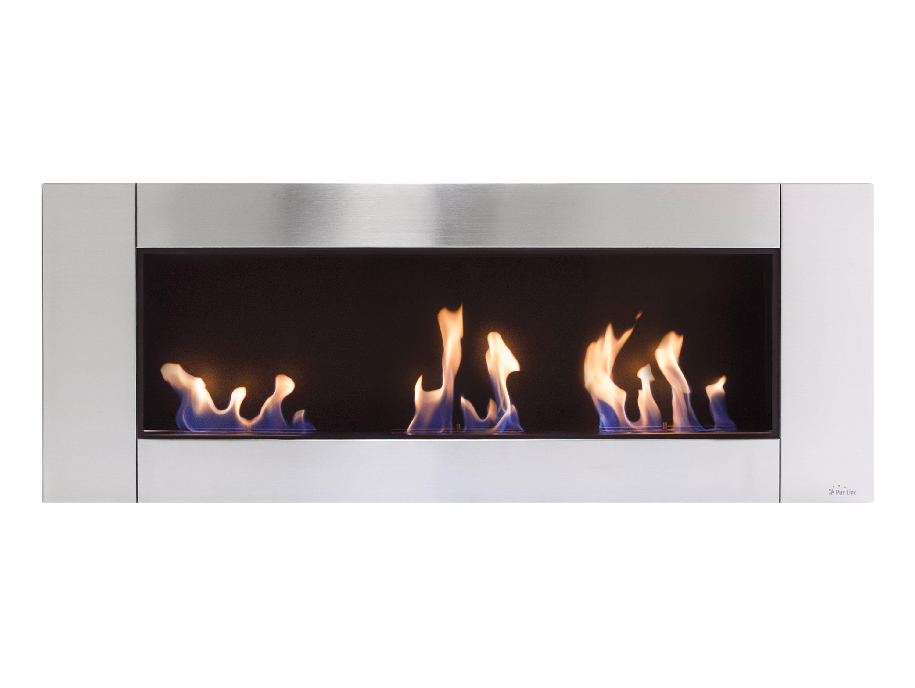 Chimenea Bioetanol 6 kW Zeus Triple Llama 3,6 l Gris-2