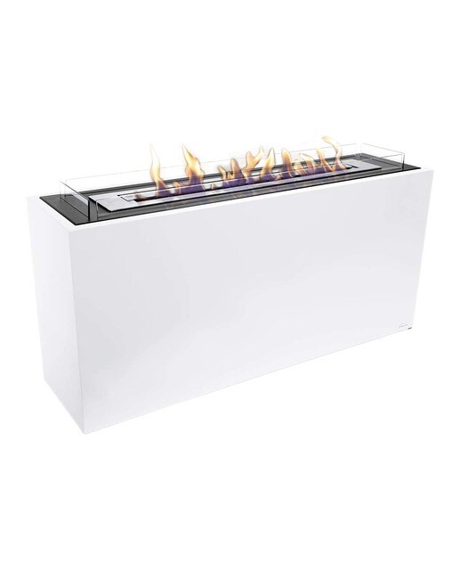 Chimenea Bioetanol Modular de Suelo 5 kW Gea 5 l Blanco-1
