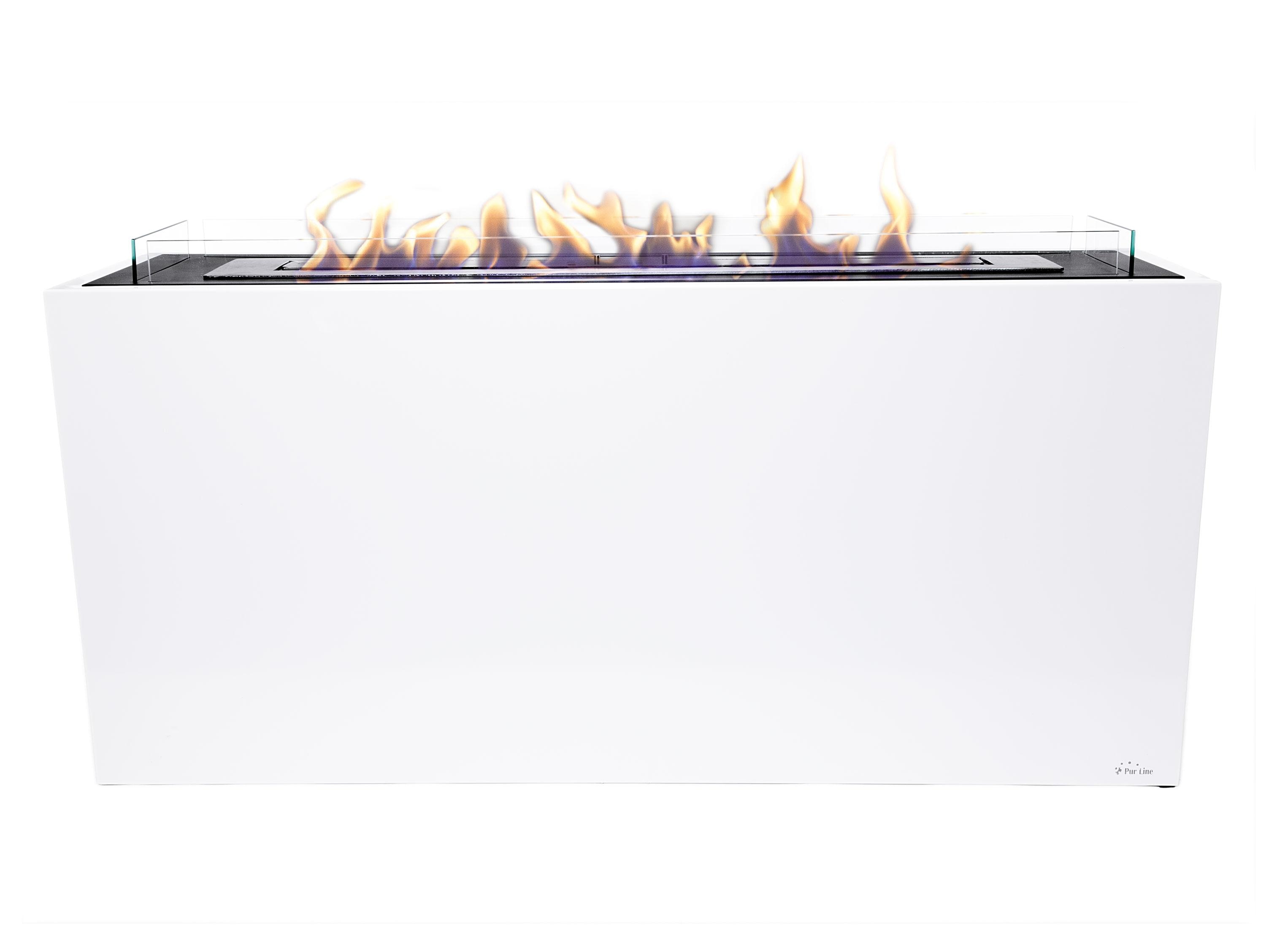 Chimenea Bioetanol Modular de Suelo 5 kW Gea 5 l Blanco-2