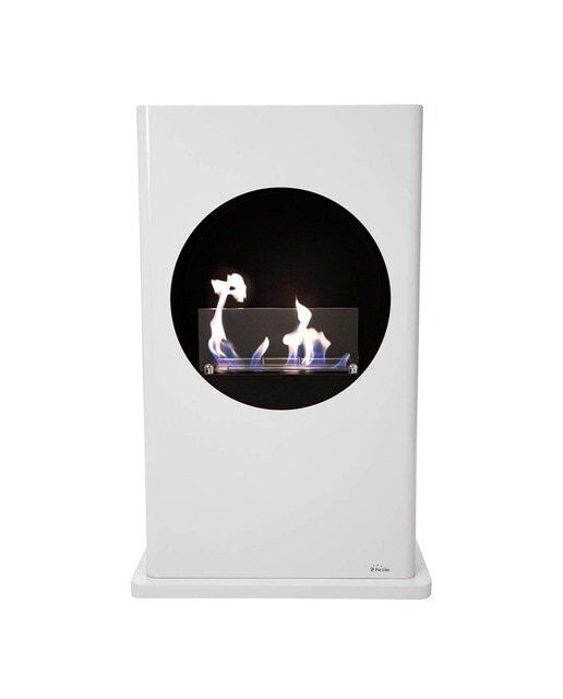 Chimenea Bioetanol de Suelo 2,5 kW Dionysus 1,5 l Blanco-2