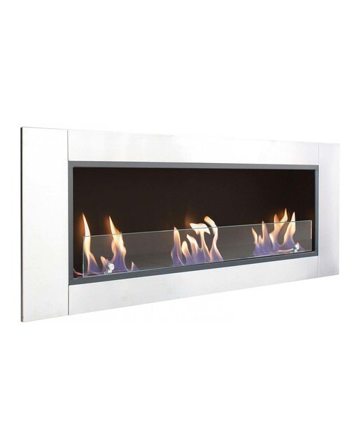 Chimenea Bioetanol 6 kW Hécate 3,6 l Acero Inox-1