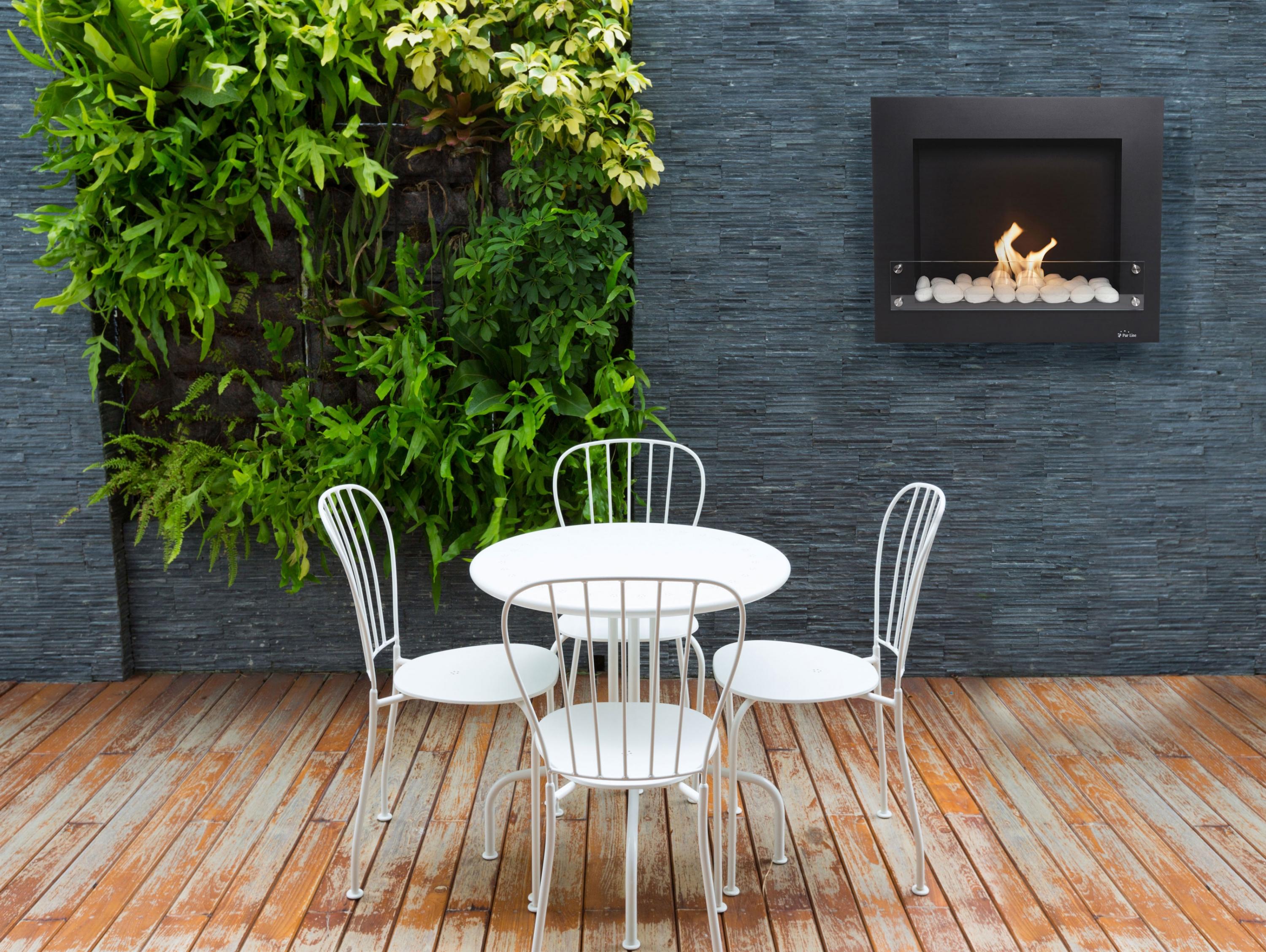 Chimenea Bioetanol 2 kW Bestbio Design con Regulador de Llama 1,2 l Negro-10