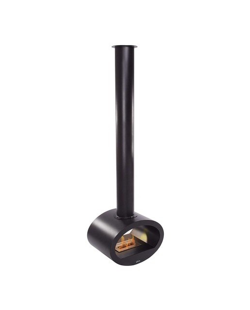 Chimenea Bioetanol de Techo 2 kW Syke 1,5 l Negro-1