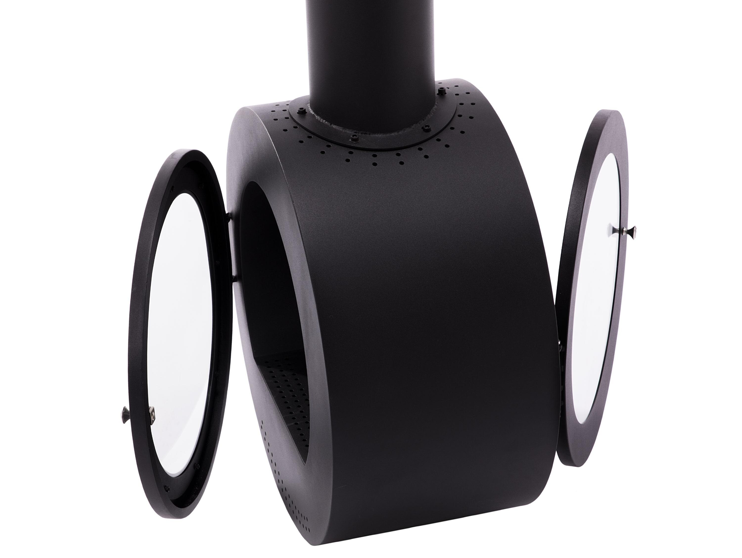Chimenea Bioetanol Techo 2,5 kW Syke Redonda 1 l Negro-4