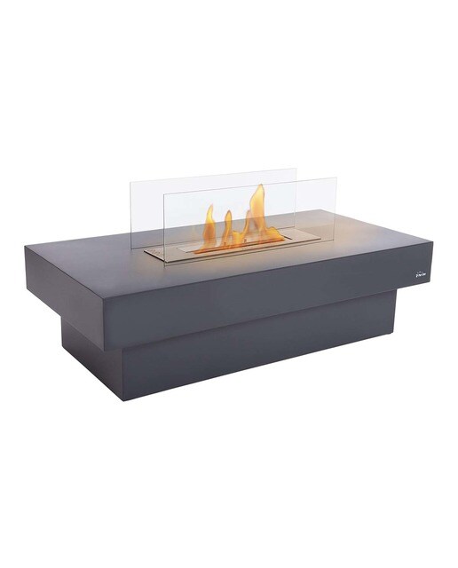 Chimenea Bioetanol Mesa de Centro 3 kW Notos 3 l Negro-1