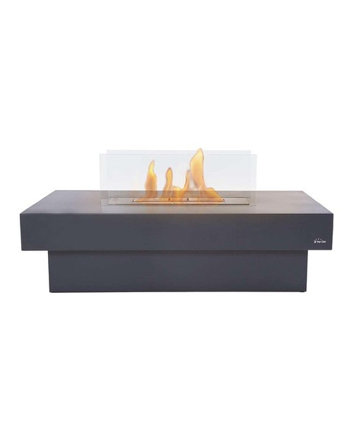 Chimenea Bioetanol Mesa de Centro 3 kW Notos 3 l Negro-2
