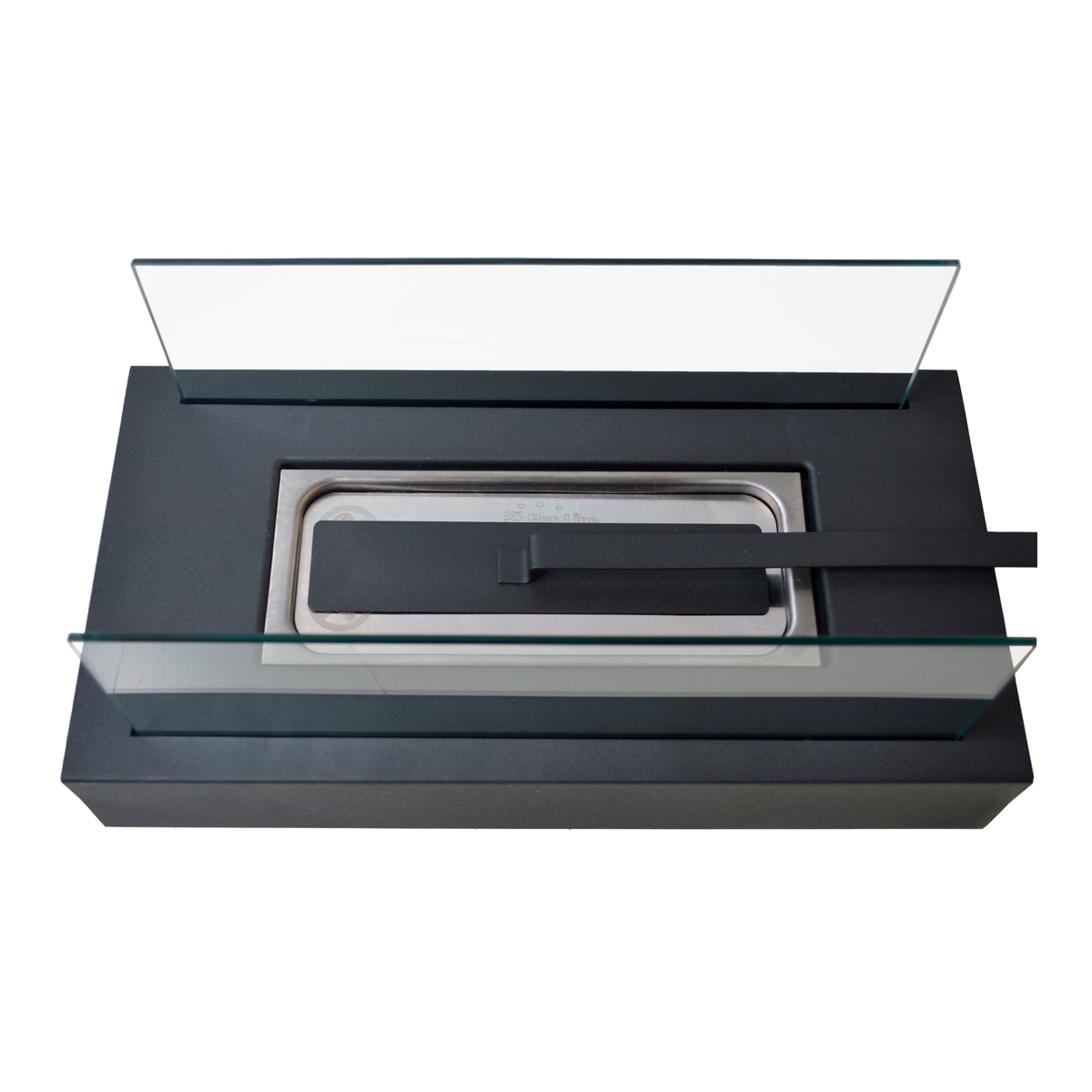 Estufa bioalcohol Algeiros 750W Negro Negro-3