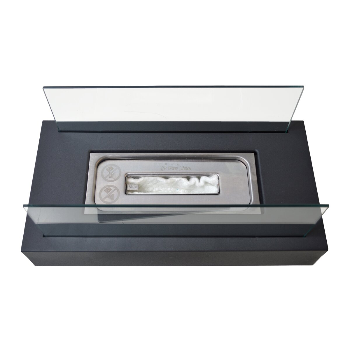 Estufa bioalcohol Algeiros 750W Negro Negro-4