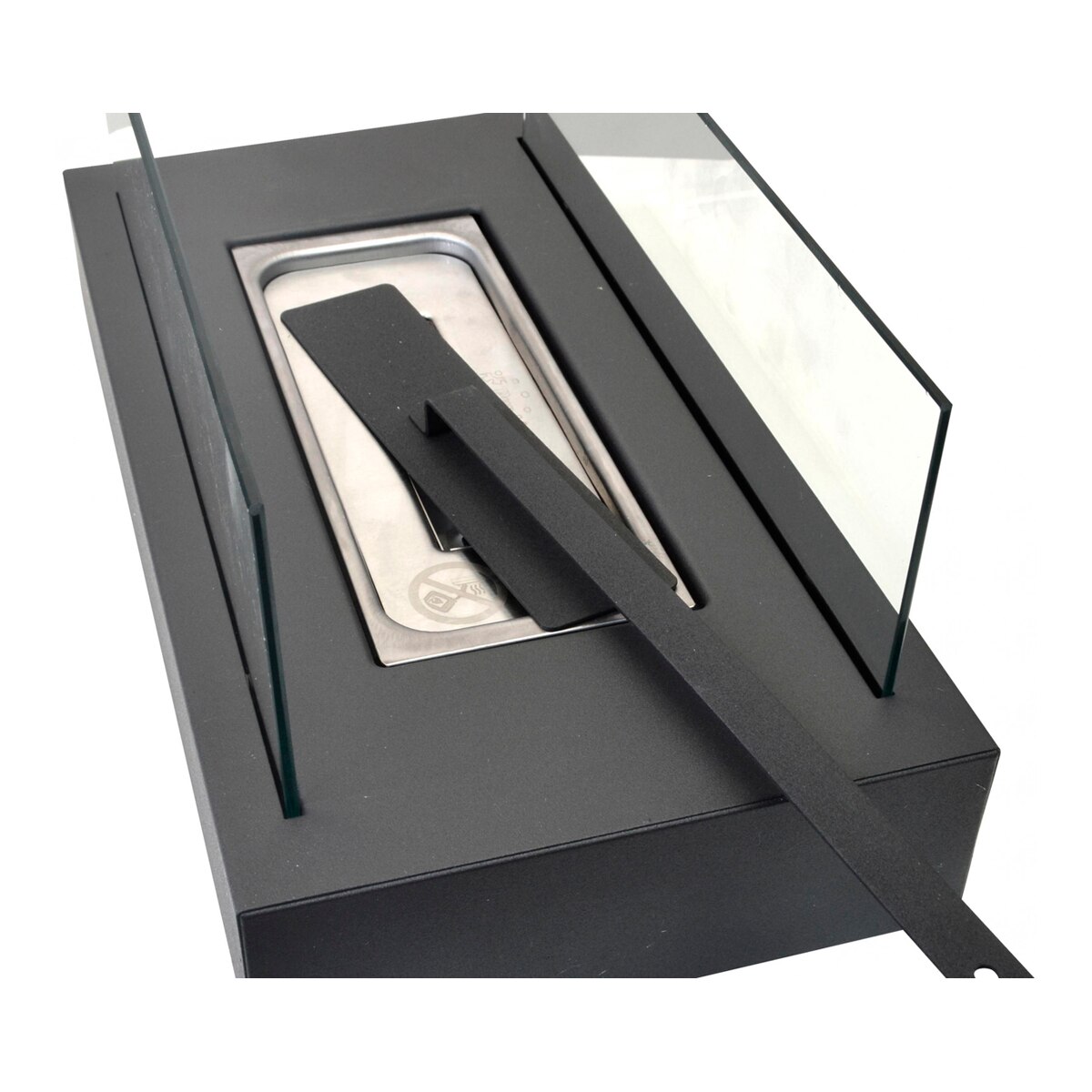 Estufa bioalcohol Algeiros 750W Negro Negro-7