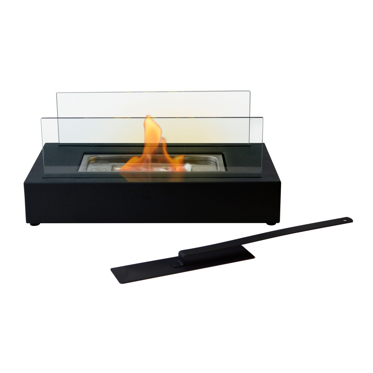 Estufa bioalcohol Algeiros 750W Negro Negro-9