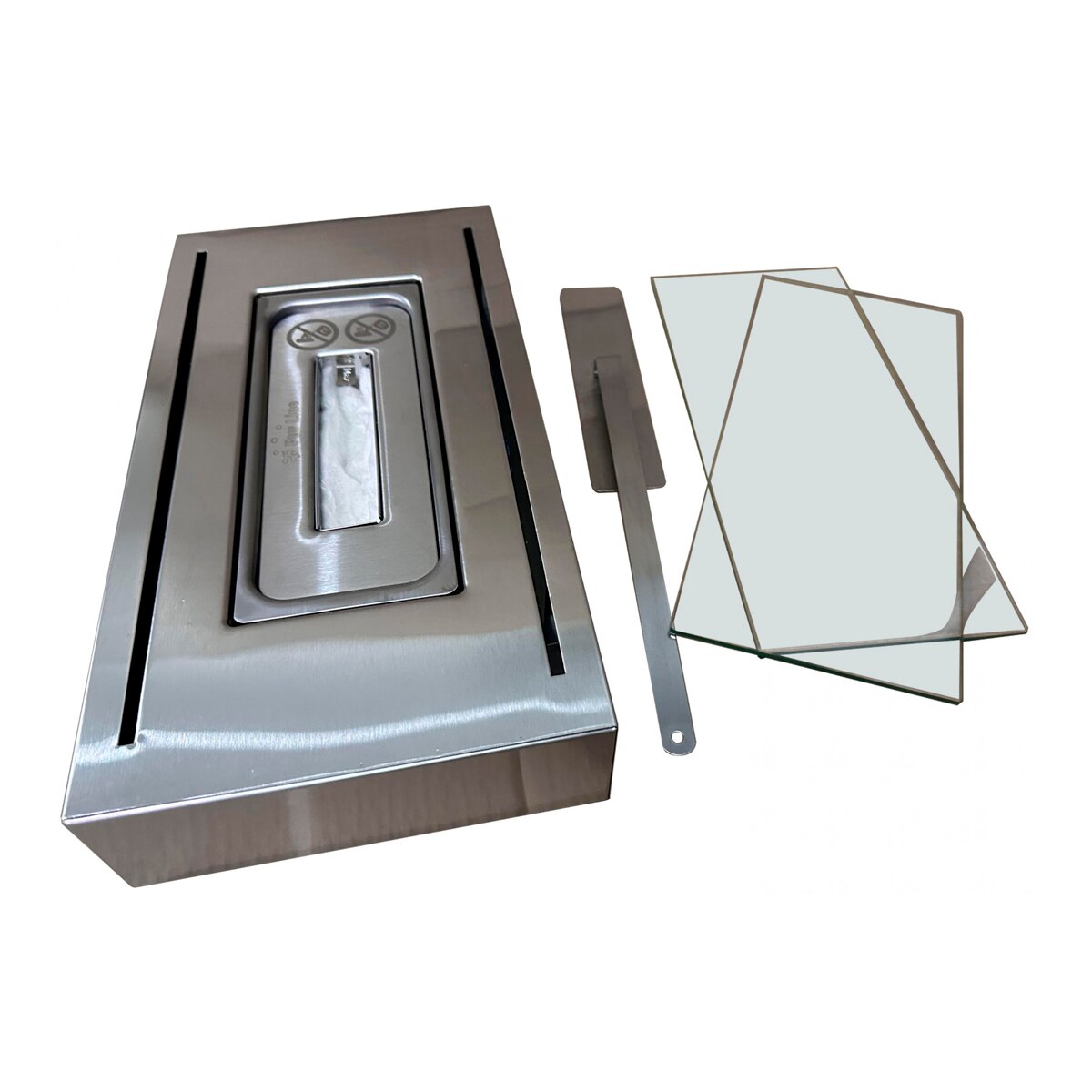 Estufa bioalcohol Algeiros 750W Inox Acero Inox-3