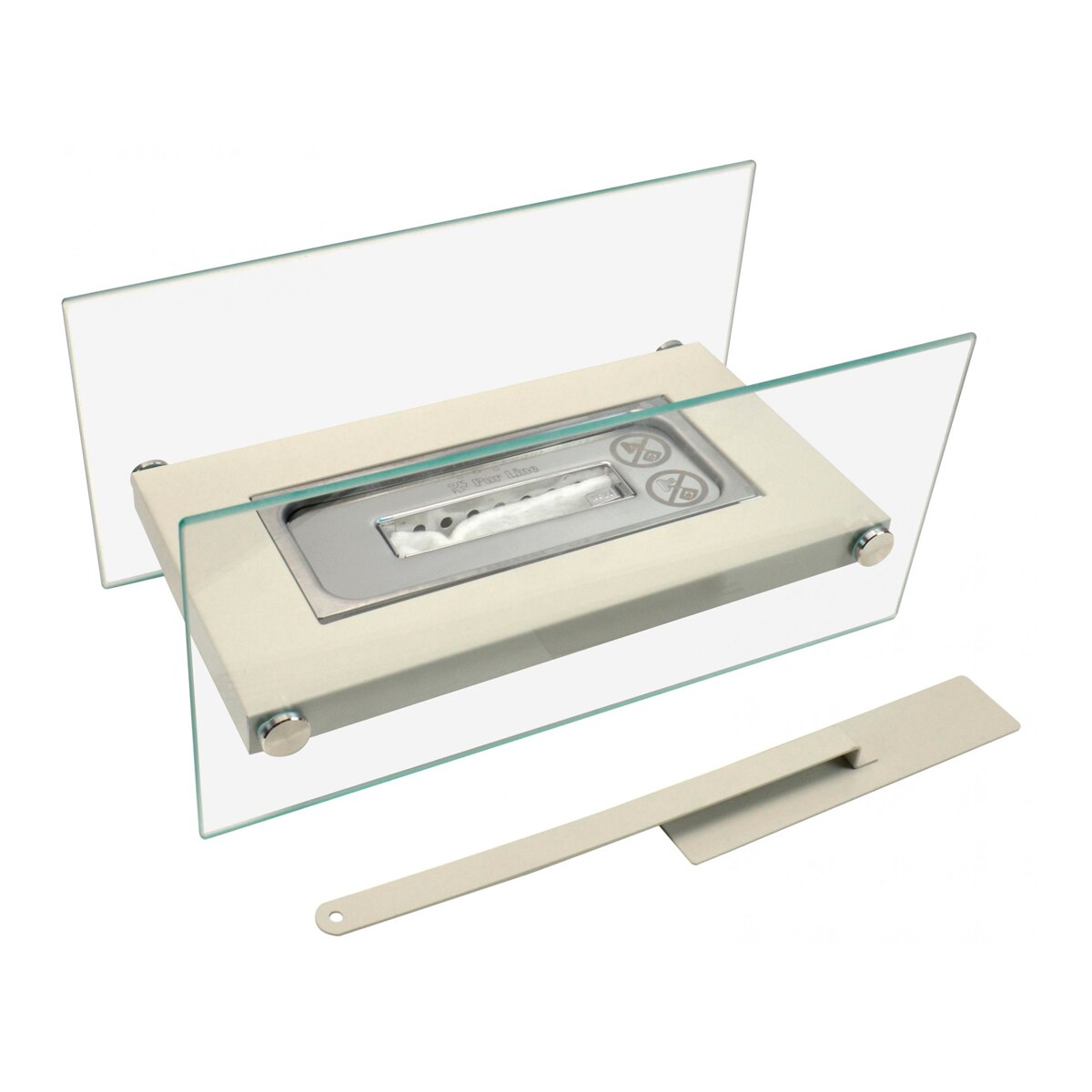 Estufa bioalcohol Algeiros 750W Blanco Blanco-2