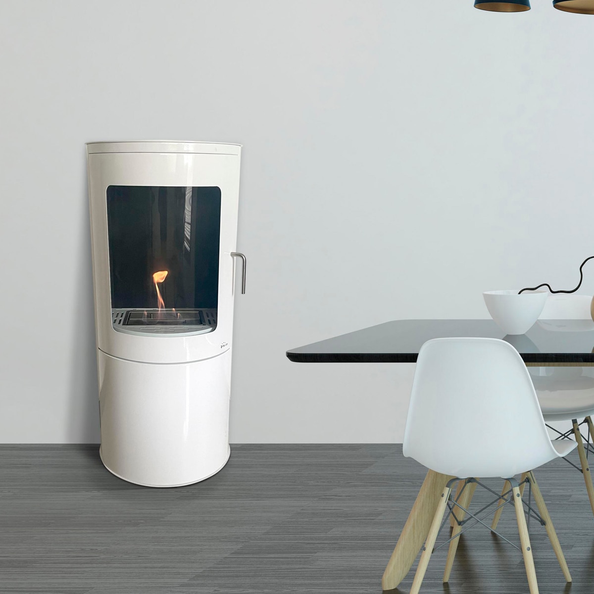 Estufa bioalcohol Bestfire Compact 3000W Blanco Blanco-4
