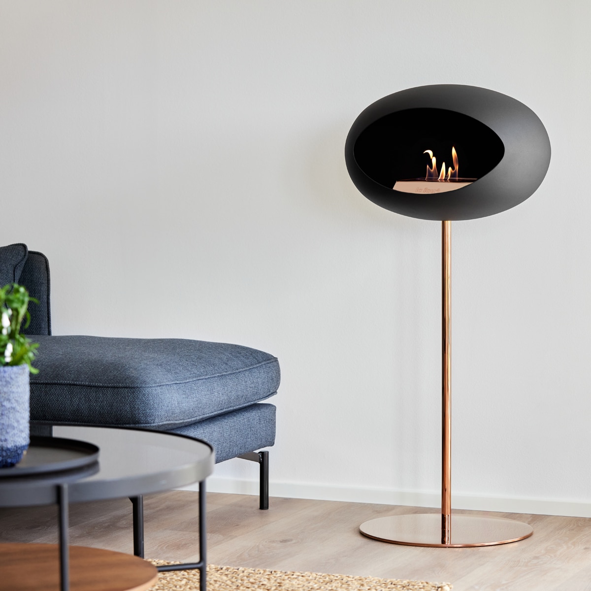 Chimenea de bioetanol STEEL 801787 Negro-5