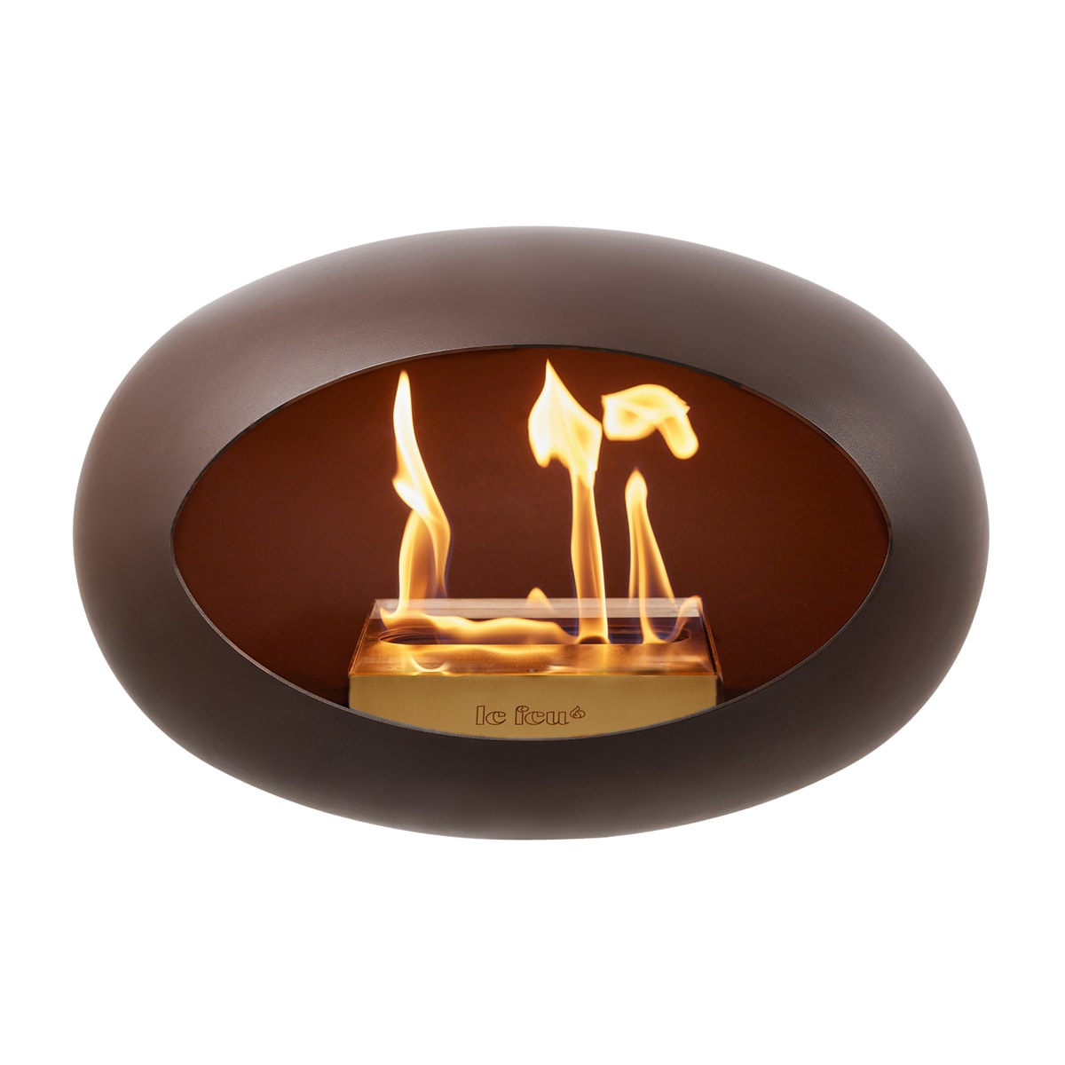 Chimenea de bioetanol SKY Marrón-1