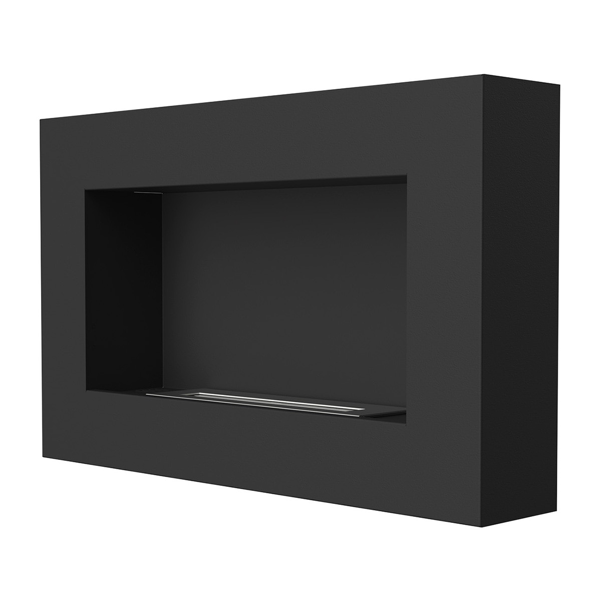 Chimenea de Bioetanol de pared Bio E650 X 400 Box Negro-4