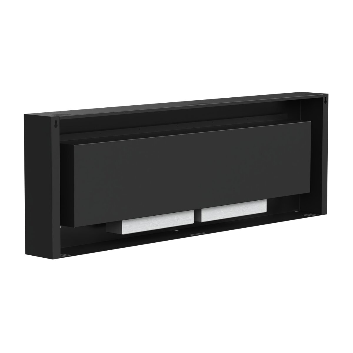 Chimenea de Bioetanol de pared Bio E 1200 X 400 Box Negro-5