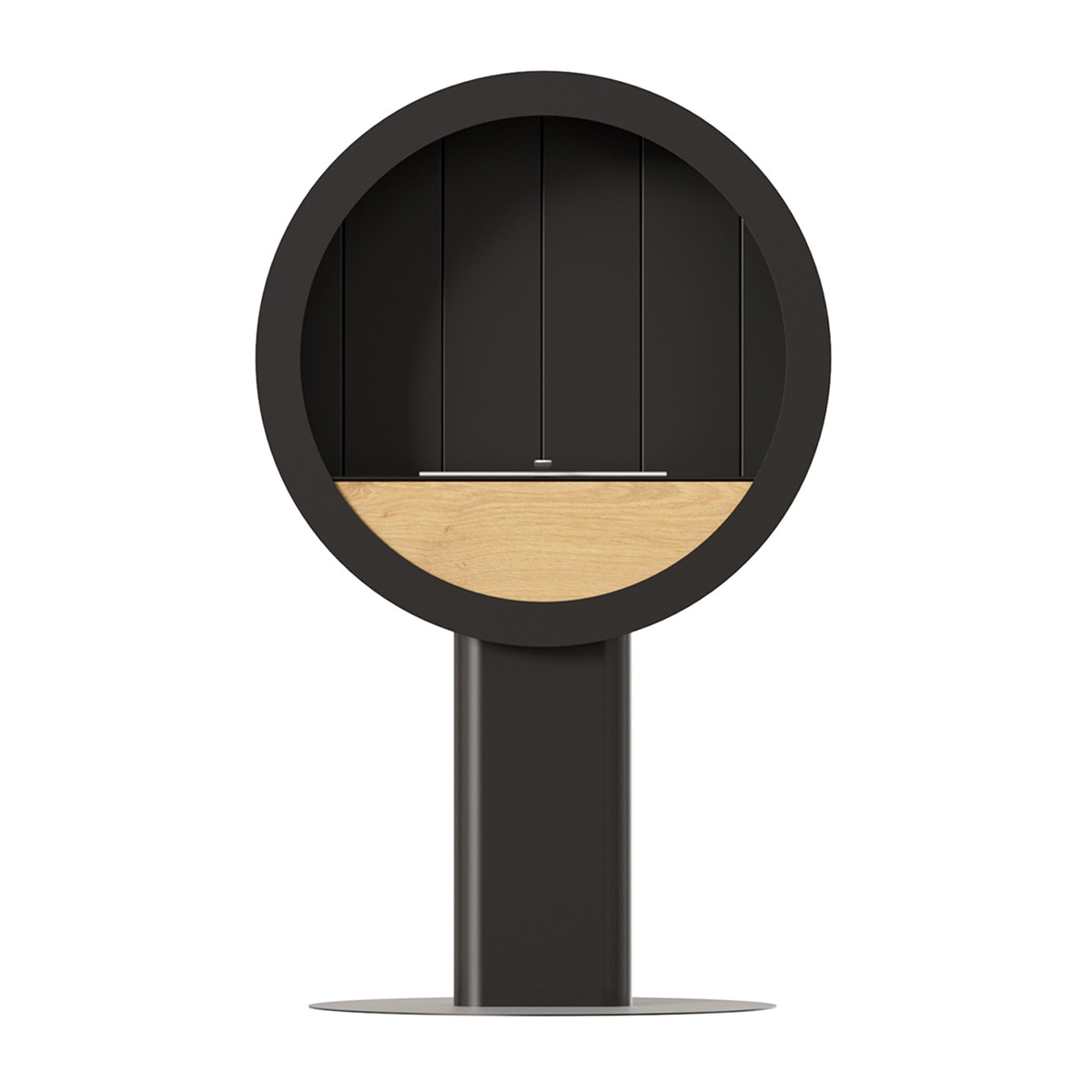 Chimenea de Bioetanol de suelo Bio PR Negro-2