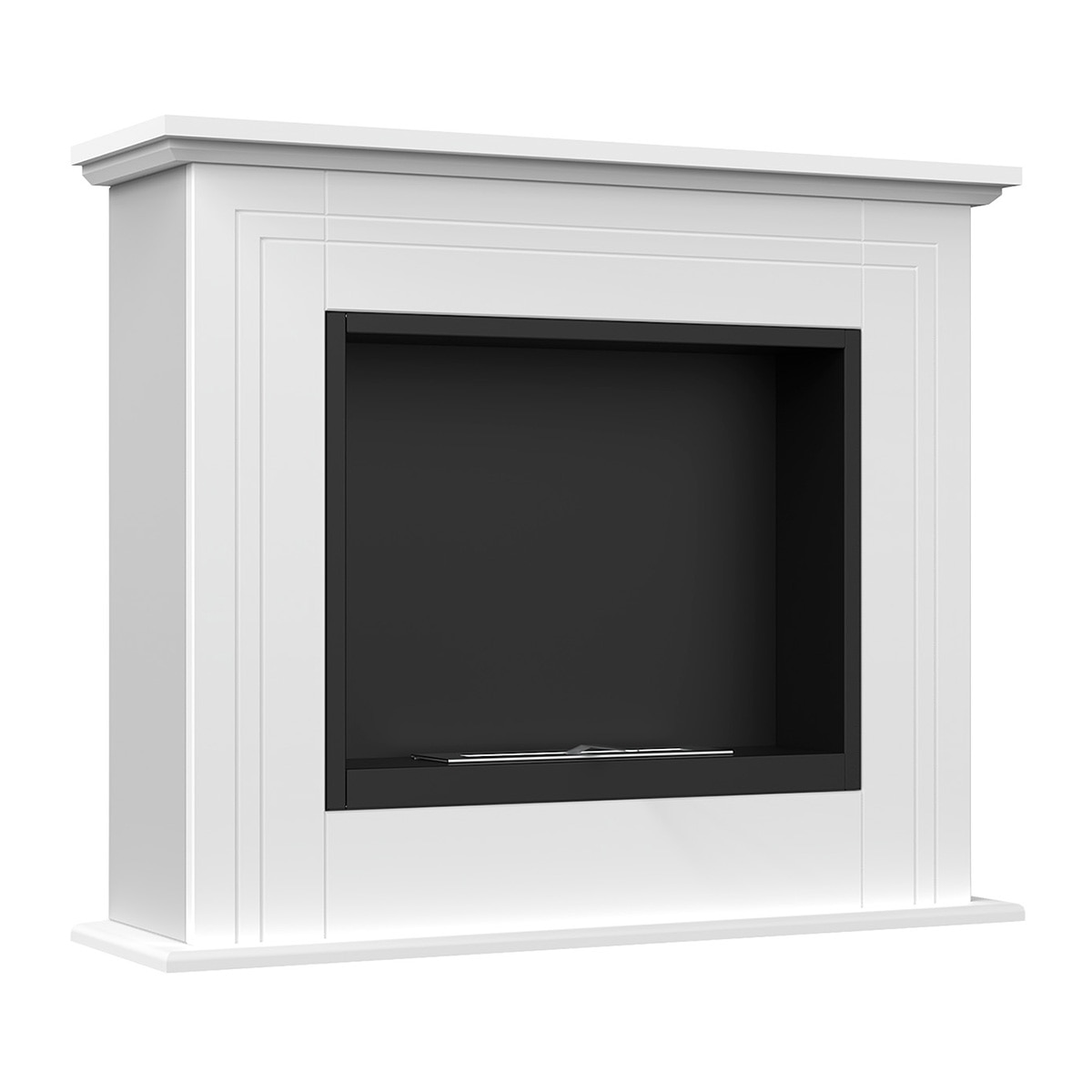 Chimenea de Bioetanol de suelo Bio CH3 Blanco-2