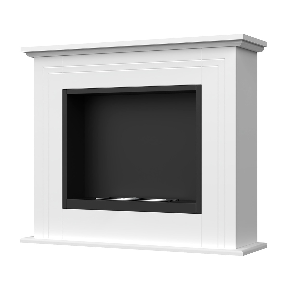 Chimenea de Bioetanol de suelo Bio CH3 Blanco-4
