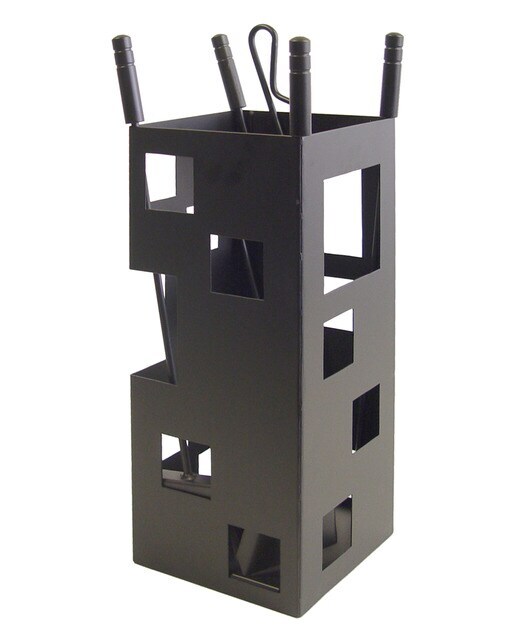 Conjunto Accesorios Chimenea 4 Pzas Cuadrado