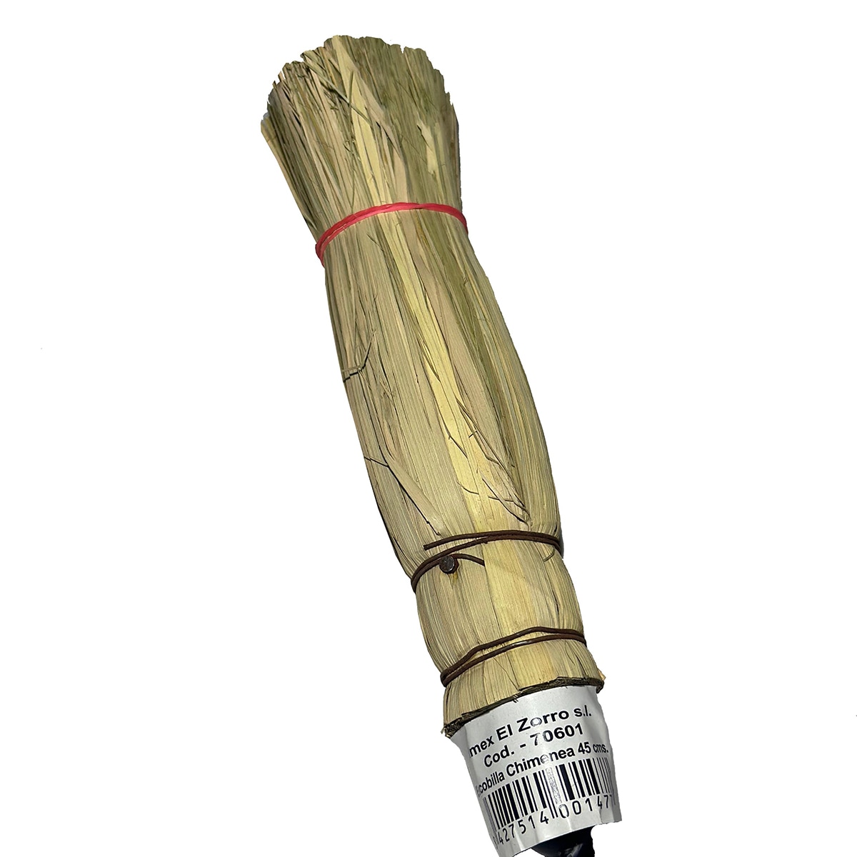 Escobilla de mano para chimenea 50 cm. Negro-2