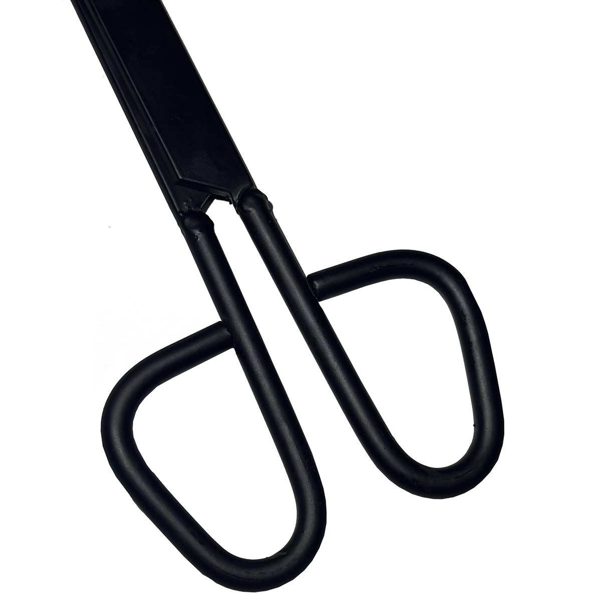 Tenaza para lumbre 50 cm hierro fundido. Negro-2