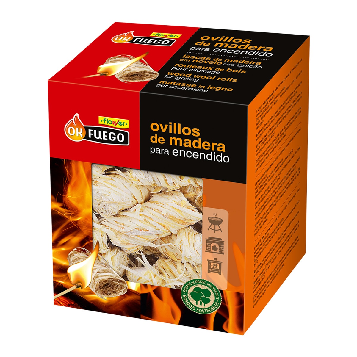 Imagem 0 de Aparas de Lenha para Acendimento - 24 Unid