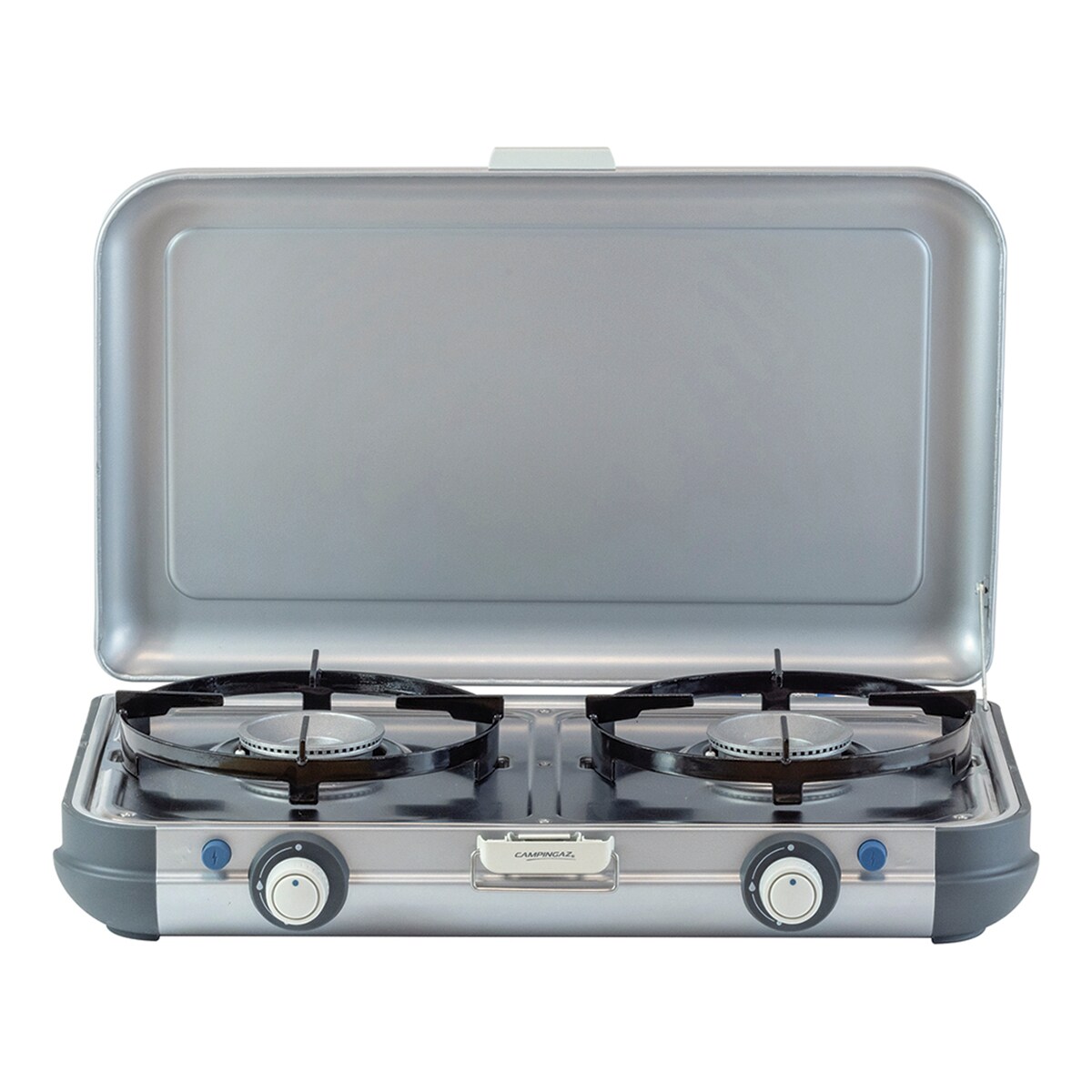 Cozinha a Gás de 2 Queimadores 2 Kw Cinzento-3