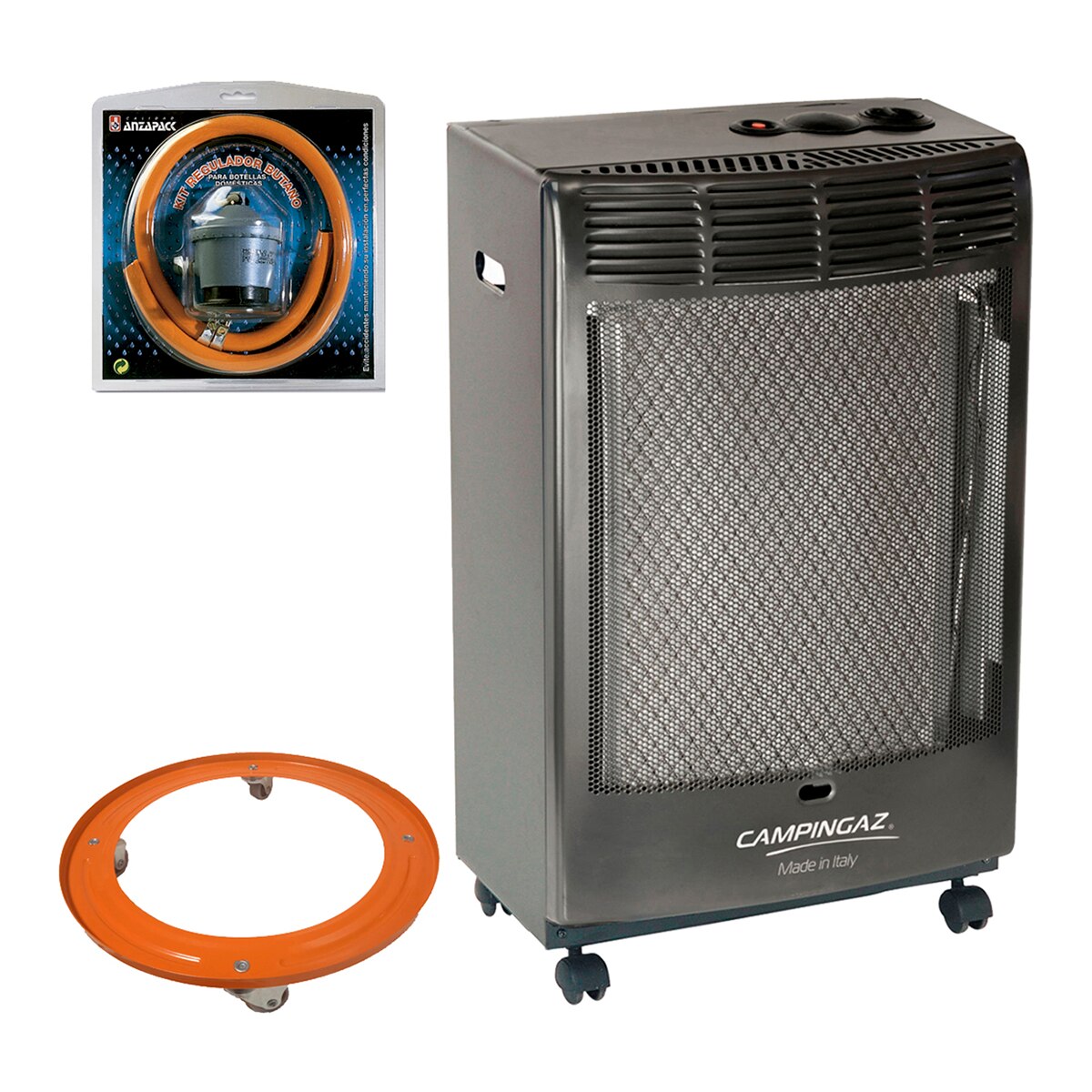 Imagen 0 de Pack Estufa Gas Catalítica CR5000 Campingaz + Soporte Bombona + Kit Regulador