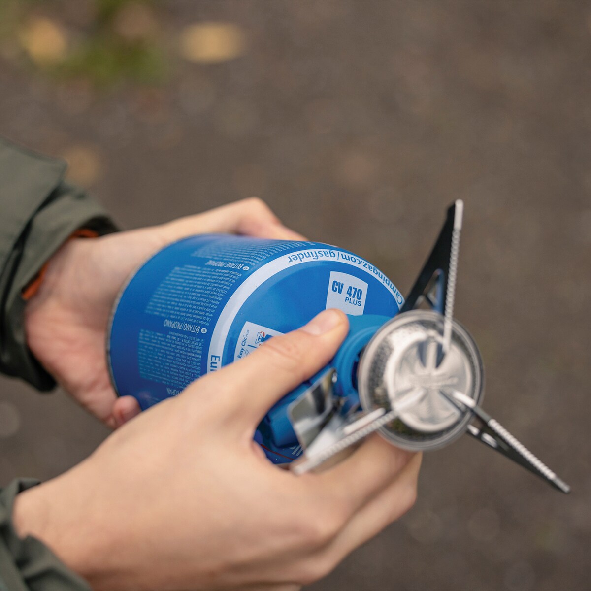 Campingaz CV470 Plus Gaspatroon – Blue Easy Clic Plus – Zelfsluitend Ventiel, 450g Butaan/propaan, Ideaal Voor Onderweg