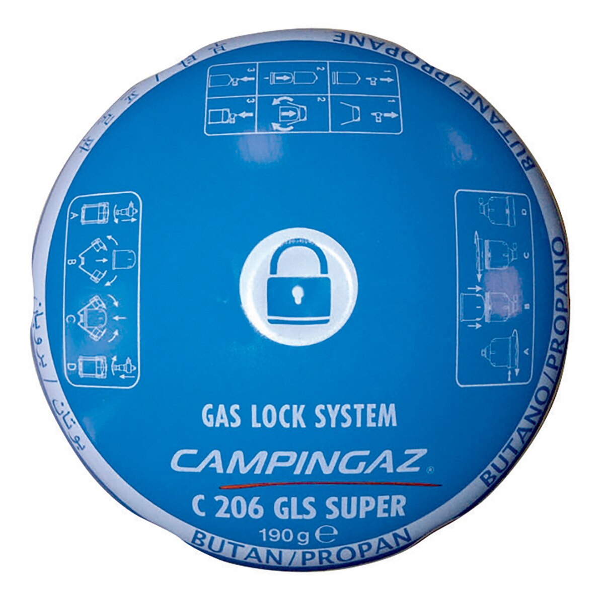 Cartucho perforable C206 GLS Azul-2