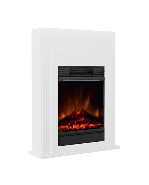 Chimenea Eléctrica Bellini Blanco-2
