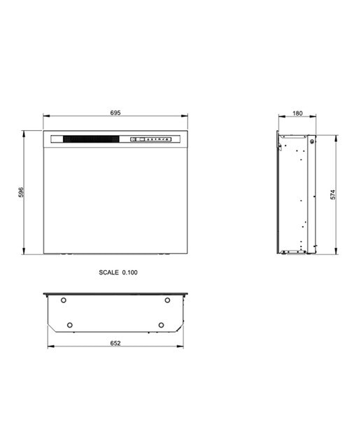 Insertable Eléctrico XHD28 Negro-8