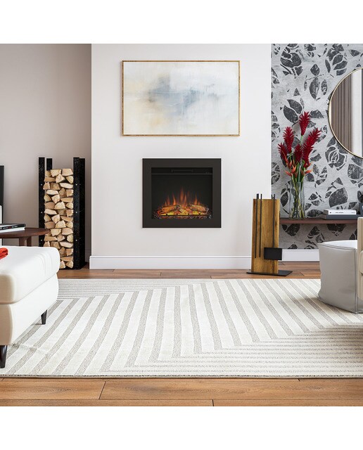 Chimenea Eléctrica Insertable Power Flame Negro-6