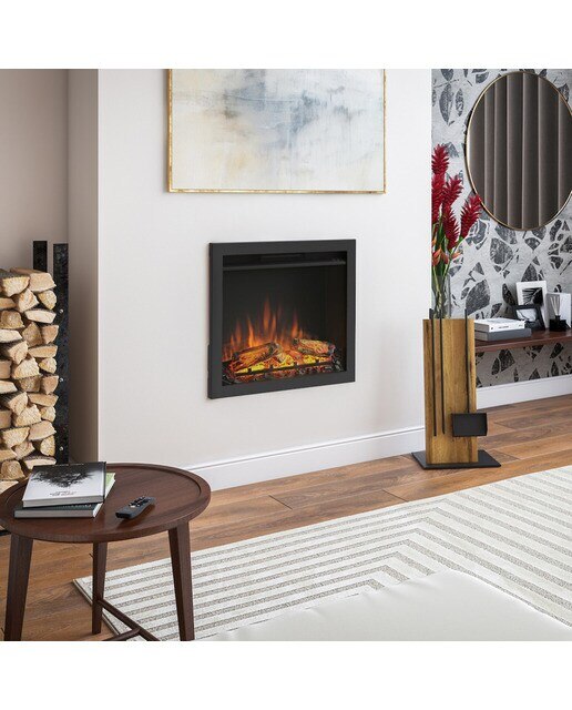 Marco para Chimenea Eléctrica Insertable Power Flame Negro-4
