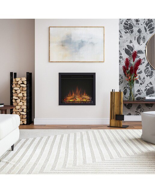 Marco para Chimenea Eléctrica Insertable Power Flame Negro-5