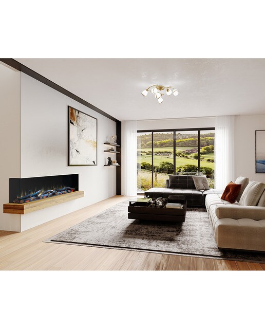 Chimenea Simulador Eléctrico i1000E App Negro-6