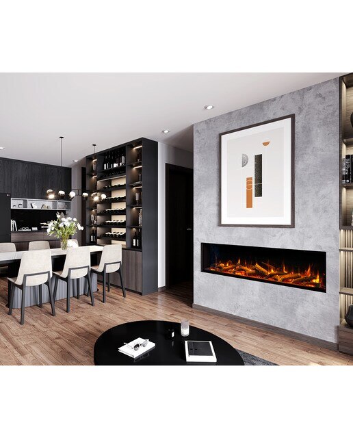 Chimenea Simulador Eléctrico i1000E App Negro-7