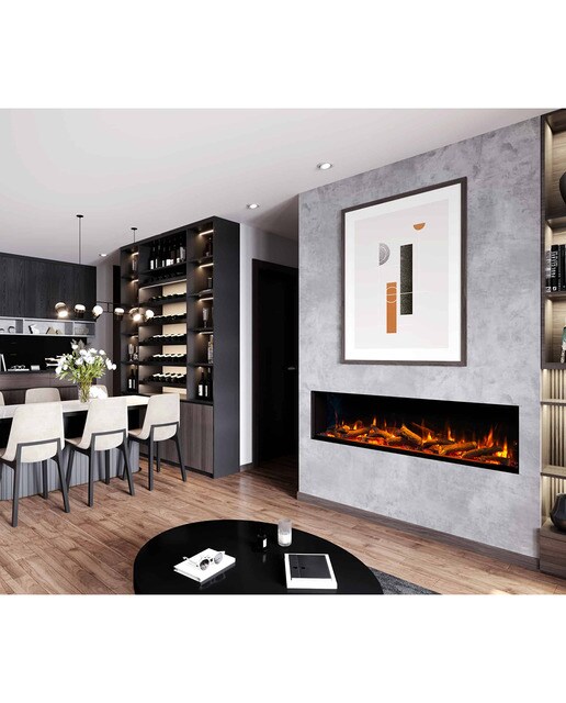 Chimenea Simulador Eléctrico i2200E App Negro-8