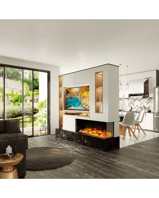 Chimenea Simulador Eléctrico i2200E App Negro-11