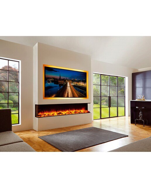 Chimenea Simulador Eléctrico i1500E App Negro-5