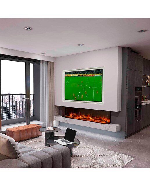 Chimenea Simulador Eléctrico i1800E App Negro-6